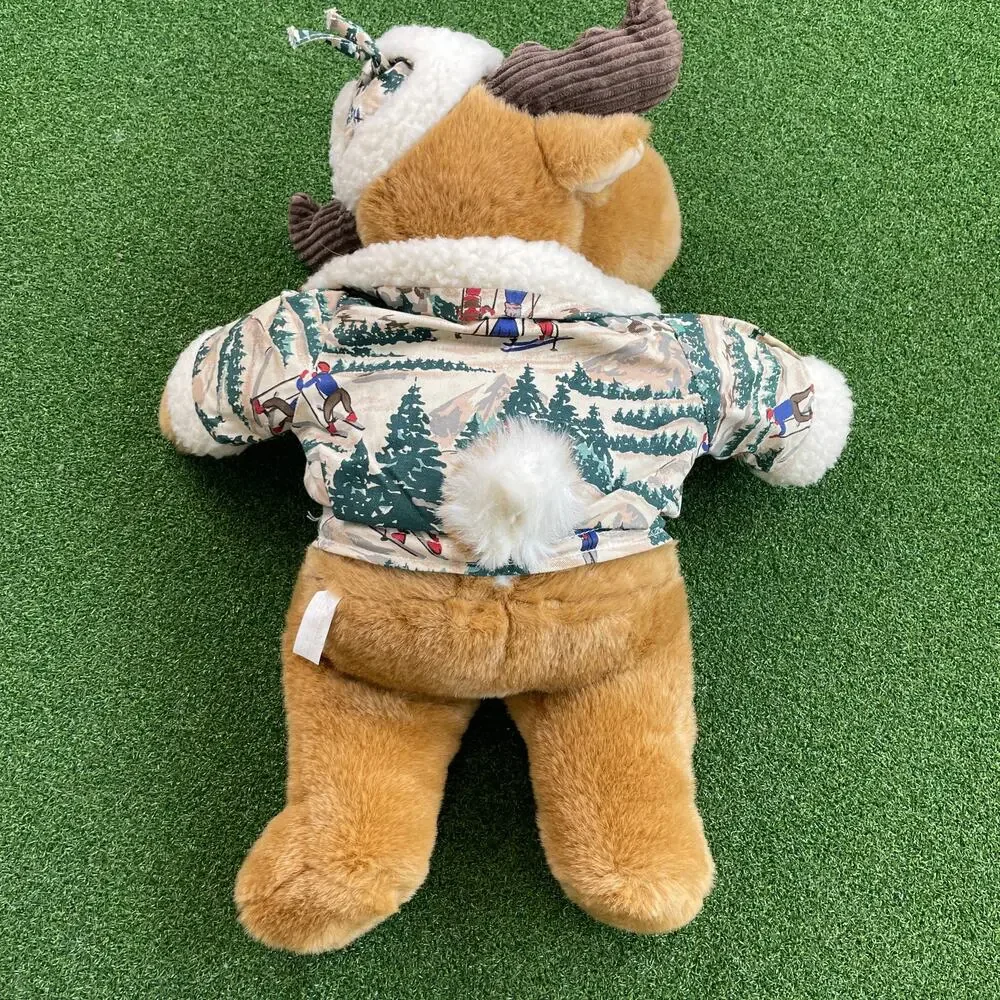 Vintage Commonwealth Toys Max the Moose Plush Stuffed Animal